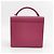 Borsa Hermès Cinthetic Box L3 Rossa in pelle di capra - vista 5
