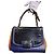 Borsa Fendi in pelle di coccodrillo blu