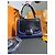 Borsa Fendi in pelle di coccodrillo blu - vista 4