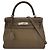 Borsa a mano Hermès Lovecraft 28 pelle Togo grigio - vista 3