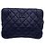 Borsa Chanel CC Classic Trunk Case in pelle di agnello trapuntata nera Nero