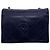 Chanel Borsa a spalla Matelassé in pelle di agnello nera con finiture dorate Nero