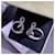 Van Cleef & Arpels Ruban diamond white gold earrings Silvery  - view 4