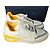 Louis Vuitton Sneaker LV Trainer Bianco Grigio Giallo