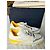 Louis Vuitton Sneaker LV Trainer Bianco Grigio Giallo - vista 3