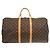 Borsa Boston Keepall 55 Monogram Louis Vuitton Marrone Monogramma - vista 2