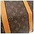 Borsa Boston Keepall 55 Monogram Louis Vuitton Marrone Monogramma - vista 8