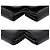 Billetera Tri-Fold Triangle Saffiano de Prada Negro - vista 4