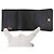Billetera Tri-Fold Triangle Saffiano de Prada Negro - vista 5