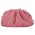 Mini portafoglio Bottega Veneta Cloud rosa in agnello - vista 2