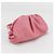Mini portafoglio Bottega Veneta Cloud rosa in agnello - vista 4