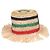 Cappello Clochette in Raffia a Strisce Anagram Loewe Multicolore - vista 4