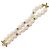 Timeless Bracciale a doppio filo di perle finte Chanel D'oro - vista 7