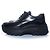 Prada, sneakers brogue chunky in nero - vista 2