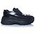 Prada, sneakers brogue chunky in nero - vista 4