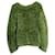 Dries van Noten, Übergroßer grüner Lamé-Pullover  - Ansicht 1