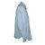 Alexander McQueen, Giacca camicia azzurra con zip Blu - vista 3