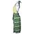 Vestido midi con cuello halter estampado Dries van Noten Multicolor - vista 4