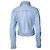 Philipp Plein, hellblaue Lederjacke mit Nieten - Ansicht 2