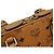 Mini Boston 2WAY in pelle PVC con logo MCM Marrone - vista 5