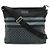 Borsa a Spalla in Nylon e Pelle Diamante Gucci Nero