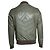 Philipp Plein, jaqueta de couro em caqui Verde - vista 2