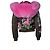 Philipp Plein, jaqueta bomber com capuz e bordado floral Multicor - vista 2