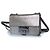 Borsa a tracolla in pelle argento Rebel di Jimmy Choo Metallico