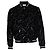 Giacca bomber argento Teddy tangle Saint Laurent 2019 Nero