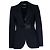 Dolce & Gabbana, blazer negro con cierre de velcro