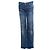 R13, jeans azul Jane con bordes sin terminar