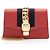 Gucci Leather Sylvie Super Mini Bag Rosso