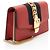 Gucci Leather Sylvie Super Mini Bag Rosso - vista 2