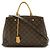 Borsa tote Monogram Montaigne GM di Louis Vuitton Marrone