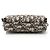 Pochette con doppia zip Dior Oblique Blu - vista 4