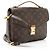 Borsa a spalla Pochette Metis in tela Monogram Louis Vuitton Marrone - vista 2