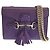 Gucci Leder Schultertasche Horsebit Emily Lila