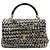 Borsa in pelle tweed Coco Handle di Chanel Nero