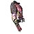 Florale Leder-Bikerjacke Philipp Plein Mehrfarben - Ansicht 5