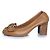 Chloé, brauner Leder-Loafer-Pump - Ansicht 2