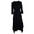 Hermès Schwarzes Maxikleid mit Gürtel von Hermes