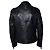 Chaqueta de biker de cuero negro con textura Philipp Plein - vista 3