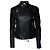 Philipp Plein, leather biker jacket with studs Black