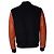 Philipp Plein, bomber con maniche in pelle arancione Multicolore - vista 3