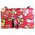 Borsa a tracolla Gucci Red Floral Baroque Collection rossa con catena Rosso