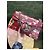 Borsa a tracolla Gucci Red Floral Baroque Collection rossa con catena Rosso - vista 2