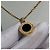 Collana Bulgari pendente rotondo madreperla nera e diamanti oro rosa D'oro - vista 5