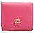 Carteira dobrável GUCCI 598587 em rosa