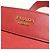 Saffiano Borsa a spalla in pelle rossa Prada Rosso - vista 4