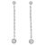 Pendientes Love en Oro Blanco Cartier